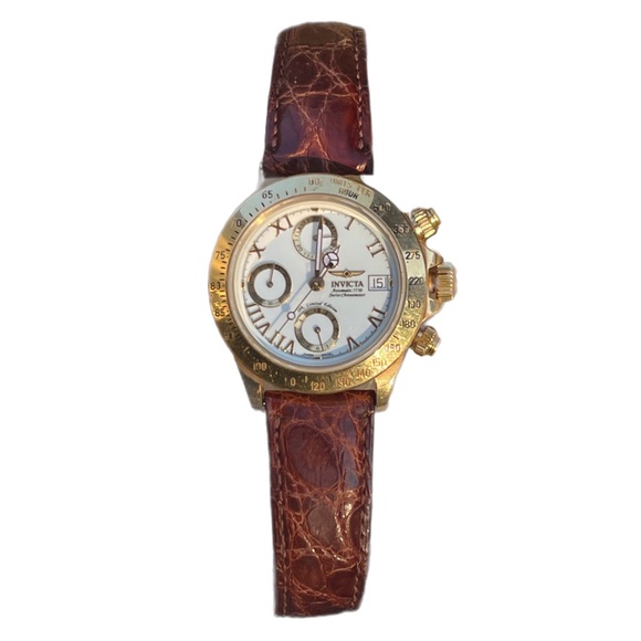 18K Solid Gold 7750 Invicta Automatic Swiss Chronometer Limited Edition Watch - Picture 8 of 14